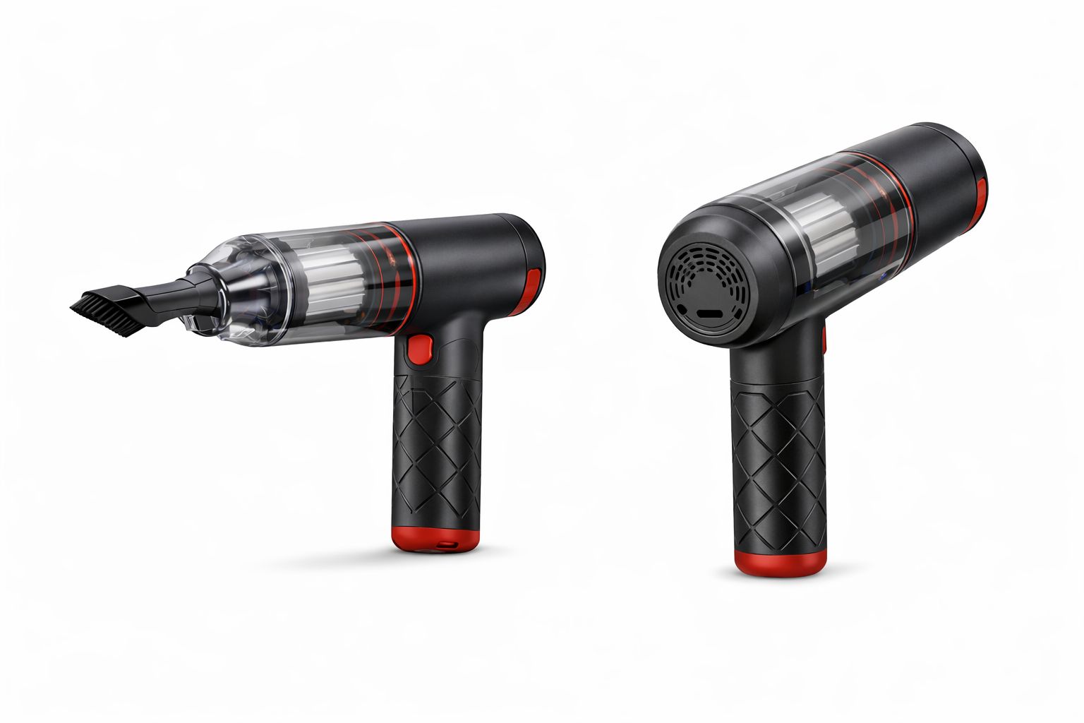 Aspirador Portátil Turbo 2 em 1 – Potente e Compacto