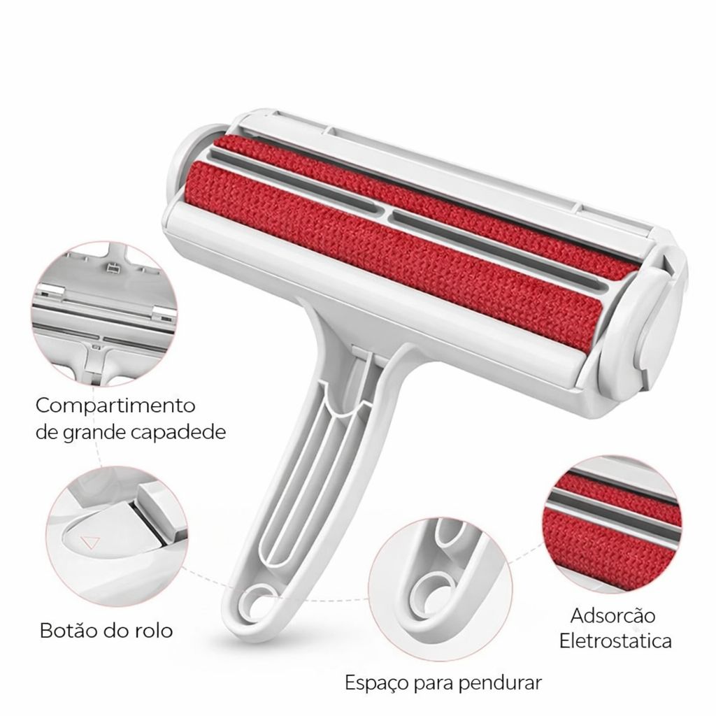 Rolo Removedor de Pelos Pet Auto Limpante – Remove Pelos em Segundos | Underground™