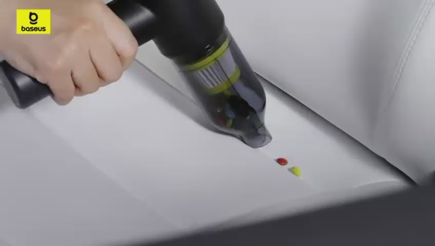 Aspirador Portátil Turbo 2 em 1 – Potente e Compacto